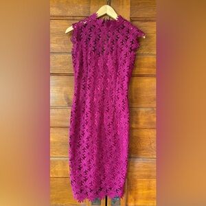 Paper Dolls Pink Floral Lace Dress